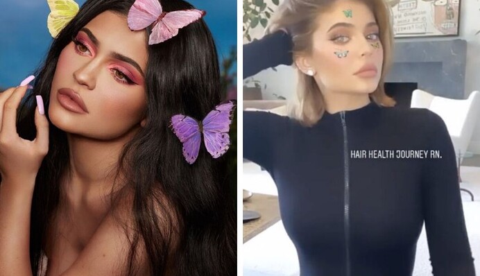 Кайлі Дженнер показала своє справжнє волосся, і вона зовсім не пекуча русалка