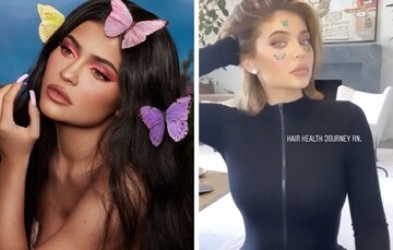 Кайлі Дженнер показала своє справжнє волосся, і вона зовсім не пекуча русалка