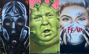 Яким світ запам'ятає коронавірус: 15 ефектних графіті з різних куточків світу