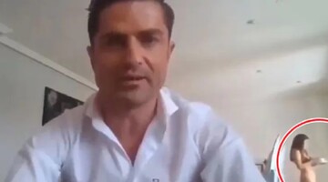 Ще одна жертва коронавіруса: журналіст вийшов у прямий ефір, але забув про голу подругу в будинку