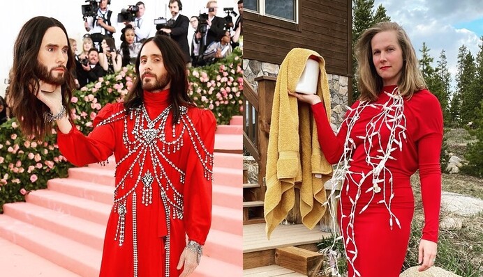 Ежегодный бал безумных нарядов Met Gala превратился в Инстаграм-челлендж: вот самые яркие фото