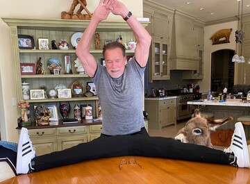 72-річний Арнольд Шварценеггер розсмішив соцмережі відео 