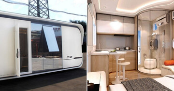 Дизайнер показав, як може виглядати розкішний будинок з площею 24 кв. метри. Ціна питання - $52 тисячі