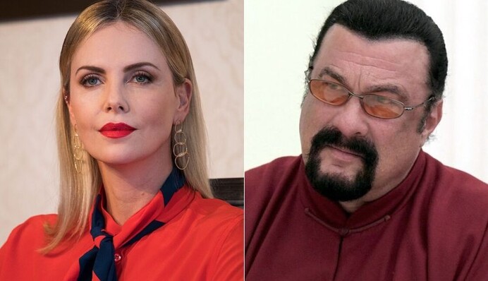 Он грузный и просто толкается: Шарлиз Терон высмеяла бойцовские навыки Стивена Сигала