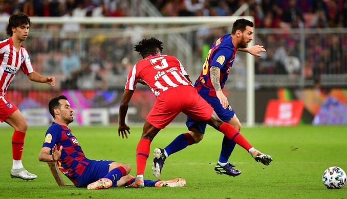 Барселона - Атлетико - 2:2 Хроніка матчу, відео голів