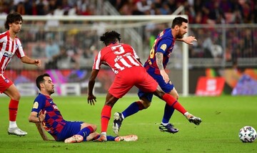 Барселона - Атлетико - 2:2 Хроника матча, видео голов