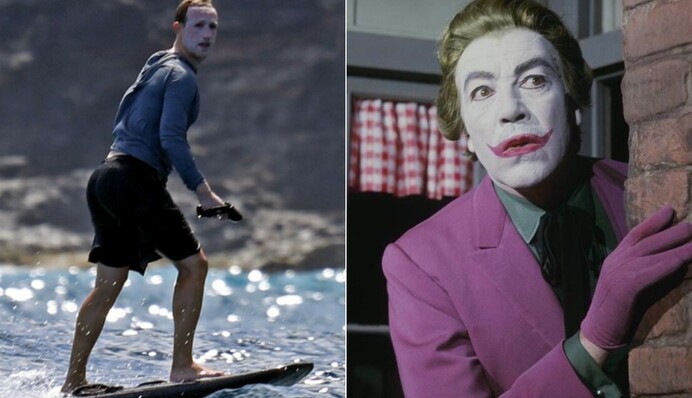 Марк Цукерберг на пляжі переборщив з сонцезахисним кремом і став героєм мемів