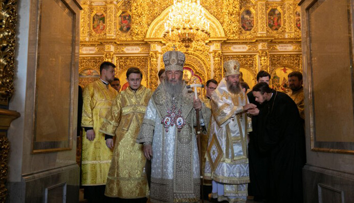 С соблюдением карантина – в Киево-Печерской лавре отметили День Крещения Руси