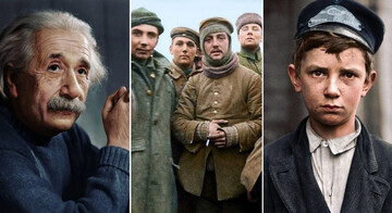 Художник розфарбував унікальні архівні фото та запропонував поглянути на історію по-новому