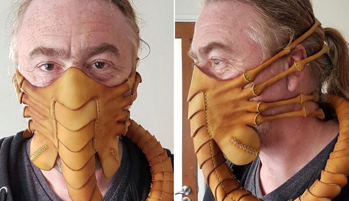 Майстер шкіряних виробів показав кращу маску в дні пандемії: шанувальники 