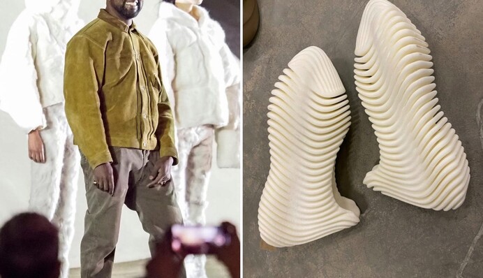 Канье Уэст представил новые кроссовки, но их сравнивают с рыбьими скелетами и макаронами