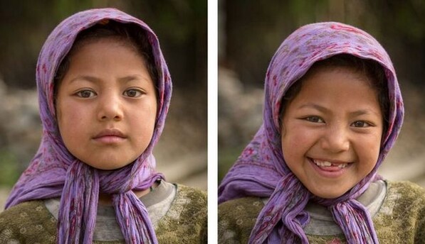 Фотограф просто просить людей посміхатися - і це дивно, як посмішка змінює обличчя людини