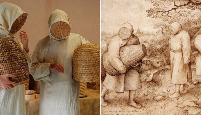 Люди увидели средневековый костюм пчеловода и поняли - это кое-что новое для Хэллоуина