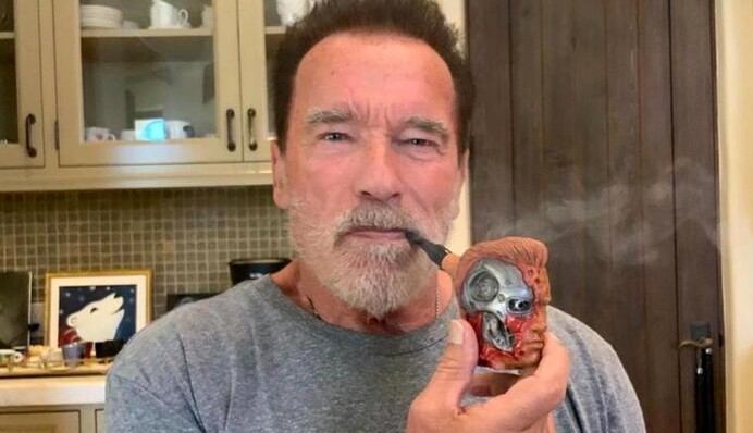 Шанувальник відправив Шварценеггеру курильну трубку у вигляді Термінатора і отримав оригінальну відповідь