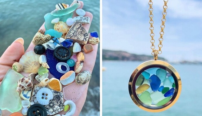 Дівчина створює прикраси, використовуючи дари моря - всі вироби унікальні й мають неповторний дизайн