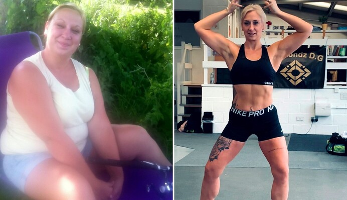 Девушка похудела на 45 кг, и теперь ее не узнать - мотиватором стал домашний питомец