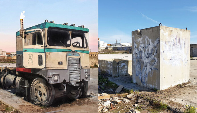 Художник превращает заброшенные места в 3D-граффити, и его рисунки поражают своей реалистичностью