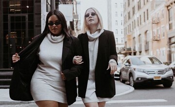 Подруги з різними фігурами вдягнули однакові наряди та довели всім - важливий стиль, а не розмір