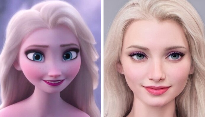 Як принцеси Disney виглядали б в реальному житті - художник відтворив обличчя персонажів за допомогою ШІ