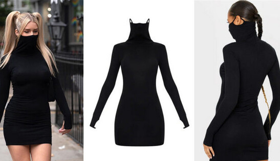 Дизайнери об'єднали сукню та захисну маску, і тепер у людей багато питань