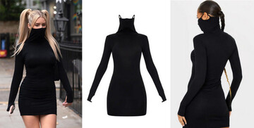 Дизайнери об'єднали сукню та захисну маску, і тепер у людей багато питань