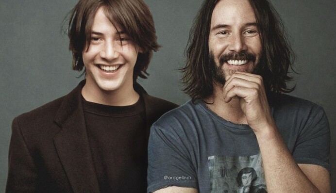 Фотограф показывает прошлое и настоящее звезд на одном снимке, и эти коллажи впечатляют