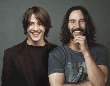 Фотограф показывает прошлое и настоящее звезд на одном снимке, и эти коллажи впечатляют