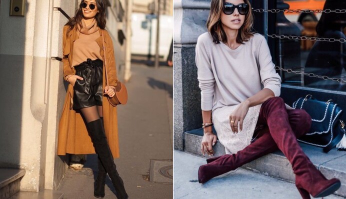 Как носить ботфорты и не выглядеть глупо: 9 стильных образов на осень