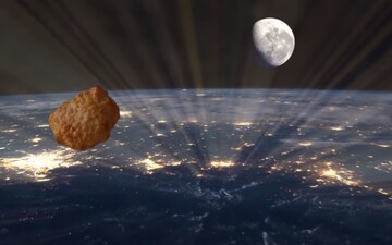 У Великобританії запустили в космос курячий наггетс. Як тобі таке, Ілон Маск?