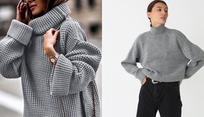 Чому сірий светр став трендом осені: 7 простих і стильних луків на кожен день