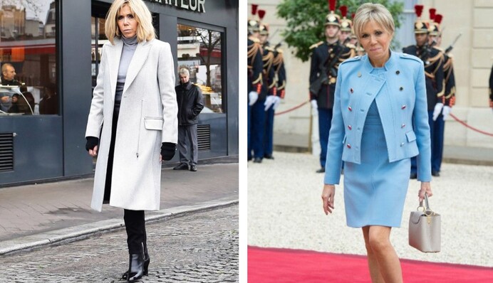 Всі говорять про стиль Бріжит Макрон: як одягається перша леді Франції