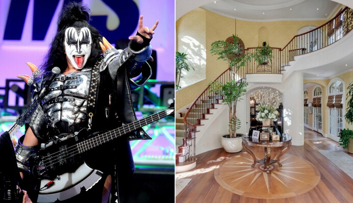 Джин Симмонс из KISS продает роскошный особняк, в котором жил 40 лет - за это время его цена выросла в 17 раз