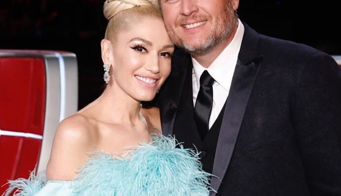 Певица Гвен Стефани обручилась с кантри-музыкантом Блейком Шелтоном: фото счастливой пары