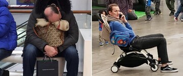 50 відтінків нудьги: мережу розвеселили чесні фото чоловіків, чиї дружини пішли на шопінг