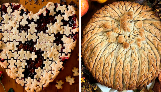 Женщина заскучала на карантине и стала печь пироги - повторить ее работы сегодня может не каждый кондитер