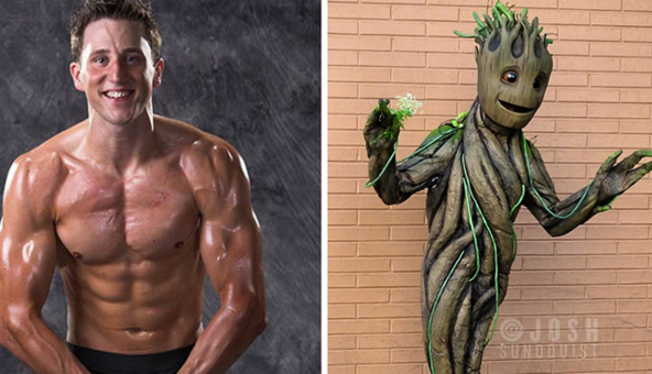 Каждый Хэллоуин этот парень с одной ногой создает забавный образ - и вот, что он придумал в 2020 году