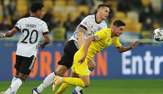 Германия - Украина - 3:1 Хроника матча, видео голов и опасных моментов