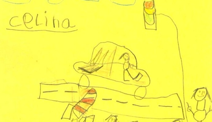 6-річні очевидці ДТП намалювали для поліції портрети винуватиці - тепер їй точно не сховатися