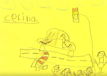 6-річні очевидці ДТП намалювали для поліції портрети винуватиці - тепер їй точно не сховатися