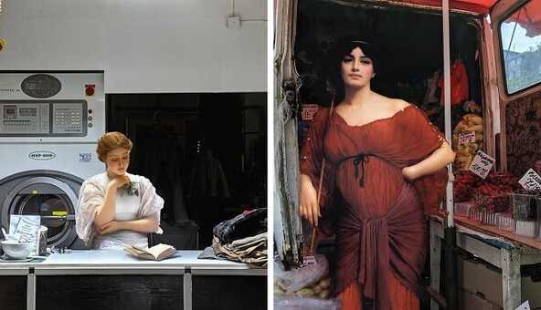 Художник показав, як герої класичних картин вписуються в українські реалії - від його експериментів смішно й трохи сумно