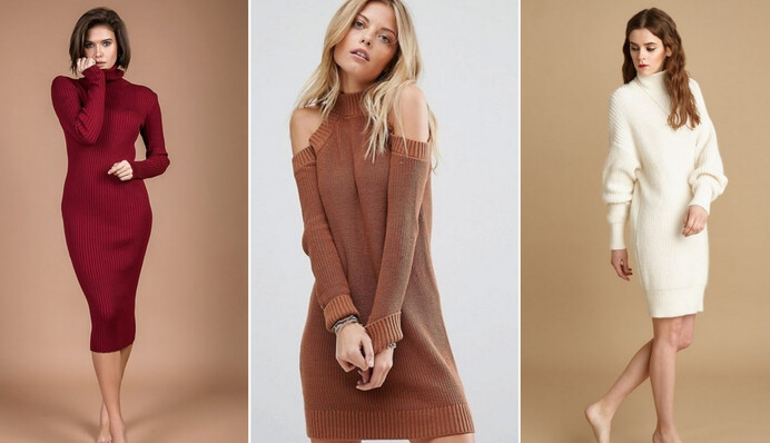 9 суконь на зиму, в яких тепло та стильно: чим замінити светри та худи