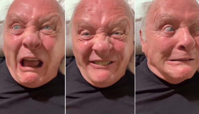 253-й день карантина, и актер Энтони Хопкинс, кажется, сходит с ума. Или уже сошел