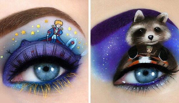 Художниця перетворює макіяж в маленькі твори мистецтва - хто б міг подумати, що повіки можуть бути полотном