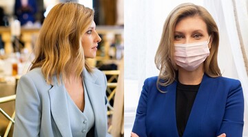 Кажется, мы нашли любимый цвет Елены Зеленской: лучшие наряды первой леди в оттенках синего