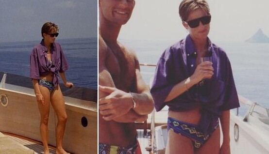 Друг принцессы Дианы опубликовал ее редкие фото в купальнике