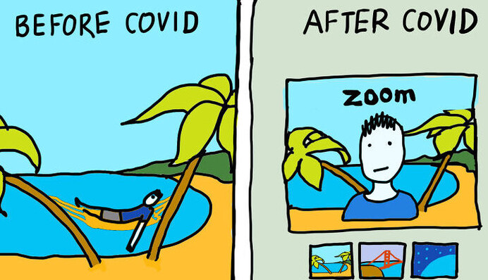 Як коронавірус змінив наше життя: художниця описала всю біль останнього півріччя в кумедних картинках
