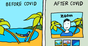 Як коронавірус змінив наше життя: художниця описала всю біль останнього півріччя в кумедних картинках