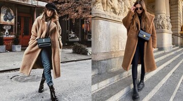 С чем носить шубу тедди этой зимой: 8 стильных идей к первым морозам