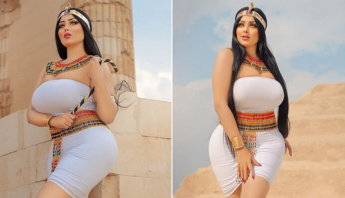 В Египте фотограф привел к пирамидам пышнотелую модель, и вскоре пожалел - его творчество рассмотрит суд