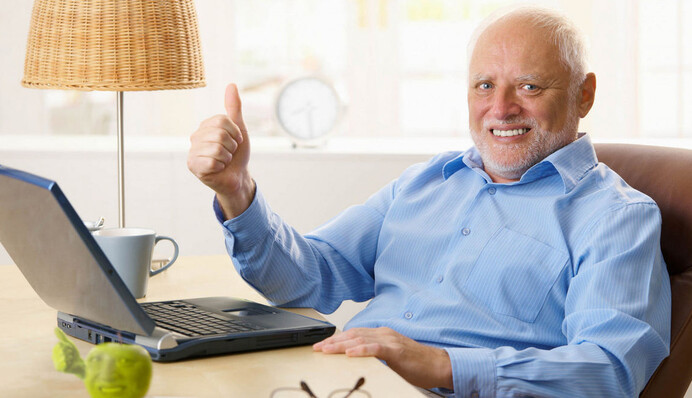 Мемний дідусь Гарольд знайшов новий 